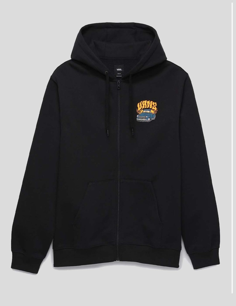 VANS asta calda full zip nero